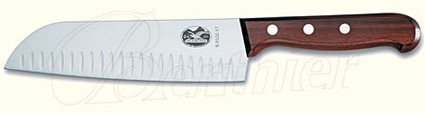 Couteau Santoku alvéolé bois 170 mm réf:6.8520.17