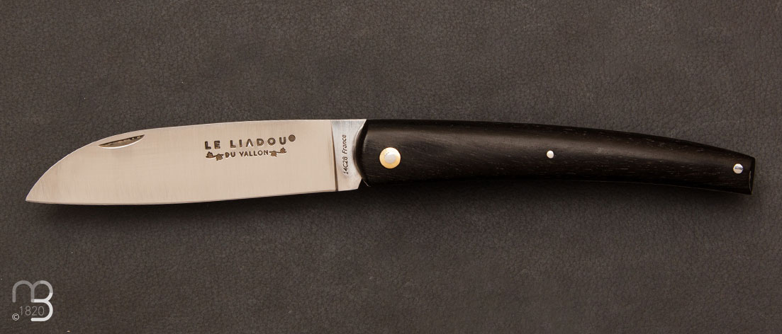 Couteau Le Liadou ébène 12 cm