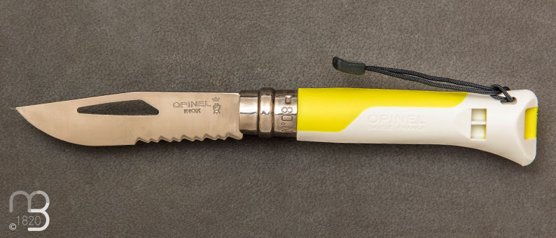 N°8 Fluorescent Yellow Outdoor Opinel knife