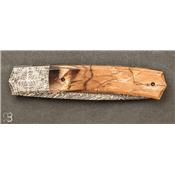 Couteau Ivoire de mammouth et damas