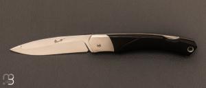  1820 Berthier  custom folding knife by Charles Bennica - G10 and RWL-34