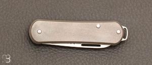  Couteau " Vulpis " de poche Fox - Titanium et lame en M390 -  FX-VP108TI
