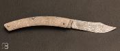 Damascus Le Thiers pocket knife by Cognet