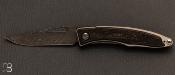 Couteau Mnandi Damas Boomerang Bog Oak de Chris Reeve