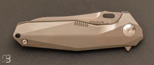   Couteau 1504A par Rike Knives - Titane et lame en M390