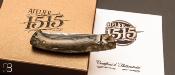 Couteau 1515 de poche collection " Primitive " par Manu Laplace - Os de buffle