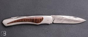   Couteau " 1820 Berthier " interframe par Charles Bennica - Damasteel et Koa