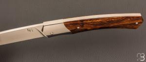   Couteau " 1820 Berthier " par Laurent Gaillard - Bois de fer et 14C28N 