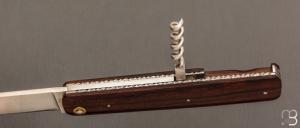 Couteau " 2 pièces " de poche par Jean-Marc Arnaud - Bois de fer