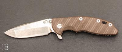    Couteau custom 3.5'' XM-18 Spanto Tri-Way par Rick Hinderer - S35VN et G10