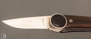 Couteau " Akma 9cm" linerlock par Florinox - Ebène