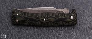    Couteau " Apocalypto " par Pierre Henri Monnet et Laurent Gaillard - G10 et 90McV8