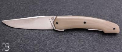   Couteau " Axiome" de Lucas Gilbert - Atelier Fèvre - G10 et lame en 14C28