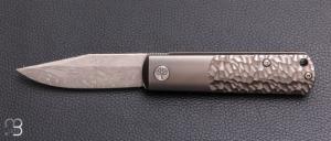   Couteau "BRLW Meteorite Damast édition Platine" par Böker Solingen - 110376DAM
