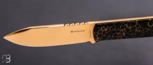  Couteau Böker Solingen - BFF Packlite TruStone Gold