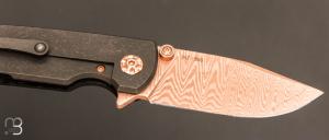  Couteau Böker Solingen -  M4 Sherman Damast Rosé gold - 110118DAM