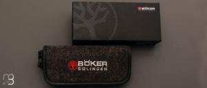 Couteau " Trapper Uno Jute Micarta Black  " by Böker Solingen - 110042