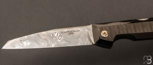  Couteau  "  Brenta DLC " par Stephano Compostella - Damasteel et lame en Damasteel Bjorkmans