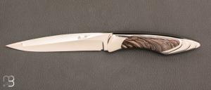 Prototype "Chrysalide"fixed knife by Charly BENNICA - Biggs Jasper and RWL-34