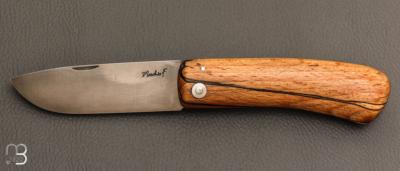 Couteau de poche Le Dodu Hêtre échauffé par Frédéric Maschio