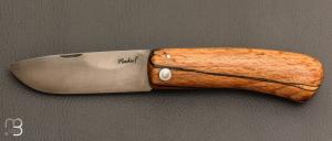 Couteau de poche Le Dodu Hêtre échauffé par Frédéric Maschio