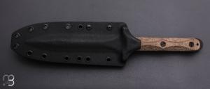   Couteau "EK Dagger 01 parkerized" par Rick Hinderer - OD Green Micarta
