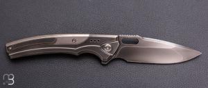   Couteau " Exciton WE22038A-7 " WE KNIFE - N°198/310 - Gray Titanium et CPM 20CV