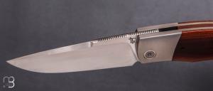    Couteau " Front-flipper " par Stephen Taillandier - Micarta et RWL34