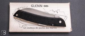  Couteau de poche " Glenn Ha Du " - Acier MA5 et filets de pêche recyclés