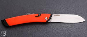  Couteau de poche " Glenn de la SNSM " - Acier MA5 et filets de pêche recyclés