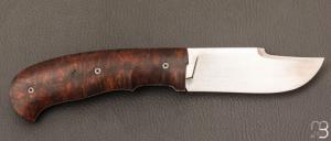  Couteau  "  Haïdouc " custom de Cyril Kalisz - Bois de fer et lame en RWL34