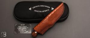   Couteau " Hunter " par Shaun Bruwer - Ironwood et RWL34