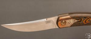  Couteau " Judge " custom par Emmanuel Lebrun - Fibres de carbone et RWL34