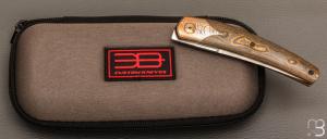  Couteau " Judge " custom par Emmanuel Lebrun - Fibres de carbone et RWL34