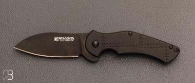   Couteau "Junkyard Dawg Small" par Galyean Pro Series - Titane et lame en CPM154