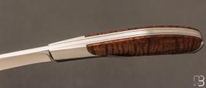  Couteau  "  KaLevEs " palanquille artisanal de Jean-Baptiste Leveque - Koa et RWL-34