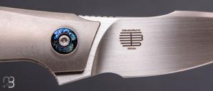   Couteau " Krait Snake WE24084-2 " WE KNIFE - Gray Titanium et M390