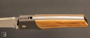  Couteau "Krypto" de Rémi Lavialle - Lame de Feu - Mammouth et RWL34