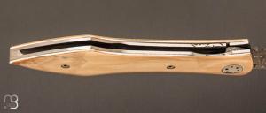 Couteau  "  L'Oegopsyde " fait main par Laraud Blade  - Ivoire de mammouth et 14C28