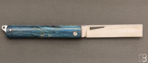   Couteau " L'Olonnois " de L'atelier du capitaine - Hêtre échauffé stabilisé