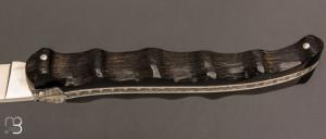   Couteau Laguiole 12 cm par Stéphane Rambaud - Plein manche impala