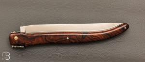   Couteau  "  Laguiole 18 cm " fait main par Jérôme Latreille - Ironwood et 14c28N