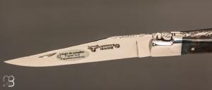  Couteau Laguiole Aubrac Loupe de peuplier stabilisée