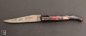    Couteau "Laguiole Hibiscus 12cm par Laguiole en Aubrac - Loupe de sureau