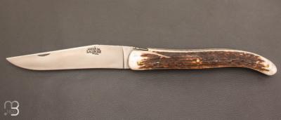 Couteau "  Laguiole géant 21 cm  " bois de cerf par la Forge de Laguiole