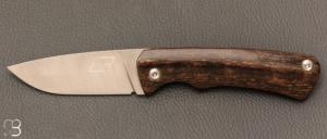   Couteau " Le 05 " par MTBlades Benjamin Thuillier - Paperstone et lame en 14C28