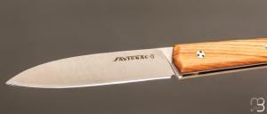  Couteau " Le Capi " par la Coutellerie Savignac - Olivier et lame en 14c28