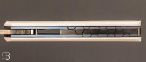 Couteau   "  Liner-Lock " custom par Romain Lopez - Elforyn et RWL-34