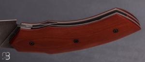    Couteau " Liner-Lock custom  " par Florian Dreyer FD-Knives - Micarta