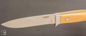    Couteau " Loveless 5'' Drop Point " par Shaun Bruwer - Micarta Westinghouse et N690